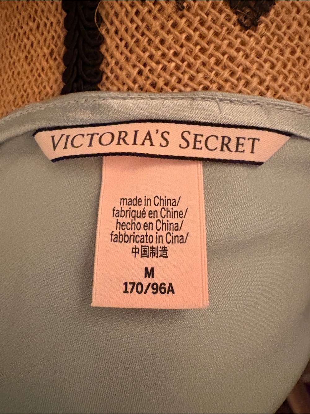 NWT Victoria's Secret Pastel Mint Green & Aqua Blue Colorblock Satin & Lace Cami - Picture 14 of 14